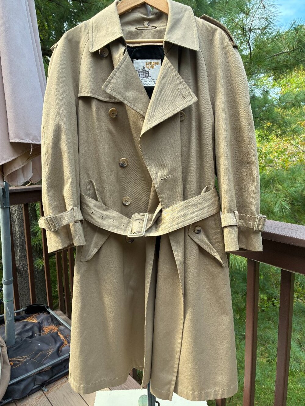 London Fog Raincoat with removable liner